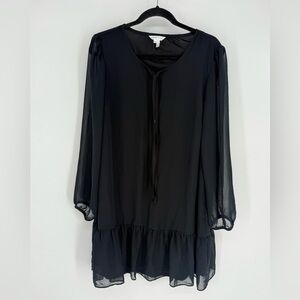 Draper James Black Sheer dress